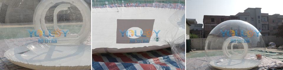 crystal bubble dome tent